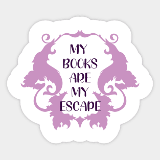 Book nerd sticker Sticker